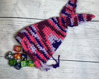 Mermaid Tail Dice Bag Crochet Pattern: Beginner-Friendly (PDF Pattern)