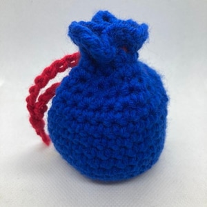 CROCHET PATTERN - Mini Pouch Dice Bag / Mini Purse / Pouch / Drawstring Bag