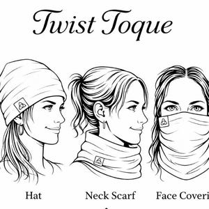 Twist Toque ~ Bamboo Jersey image 7