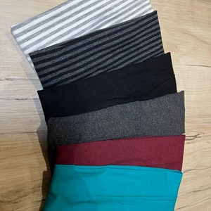 Bamboo Cotton Headband: Soft Stretchy Hair Band - Handmade in Canada