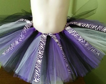 Purple Zebra Tutu - Child / Teen / Adult Sizing, Plus Size