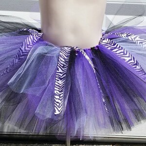 Purple Zebra Tutu Child / Teen / Adult Sizing, Plus Size image 4