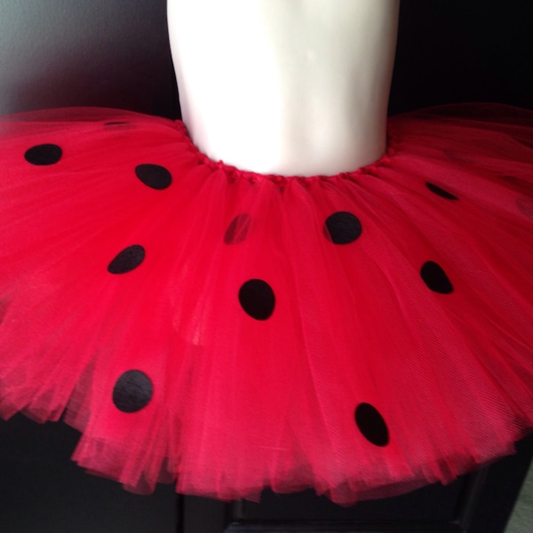 Red Ladybug Tutu - Children's, Teens, Adults, Plus Size - Recital Tutu, Dance Tutu