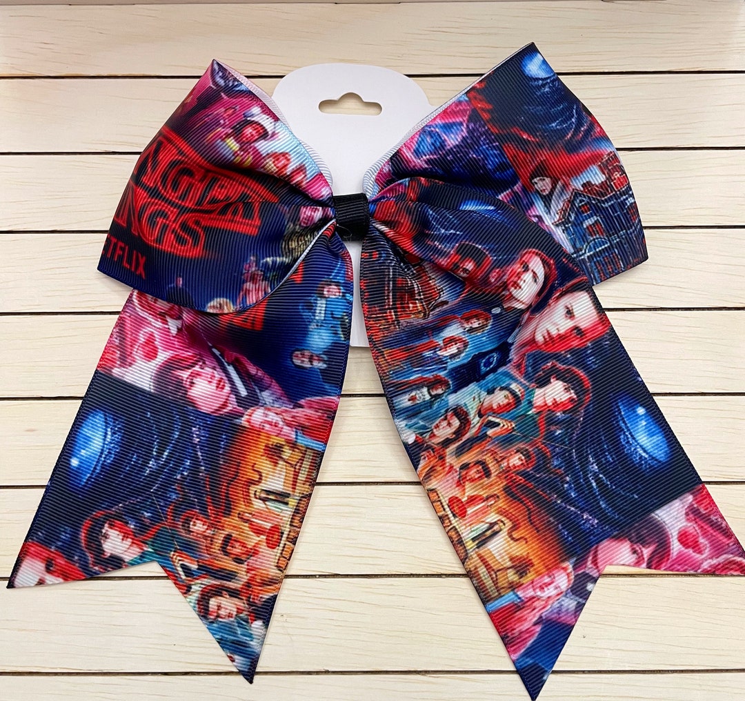 Stranger Things Bow Target Stranger Things 6 Cheer Style Bow Choose Your Favorite Clip or Elastic ...