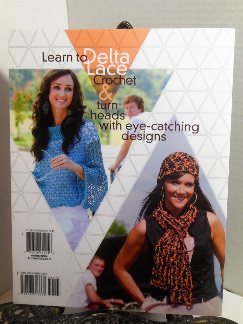 Learn How to Make Delta Lace with Crochet Hook Annie/'s Attic Lacemaking Technique Book 871103 Free Shipping