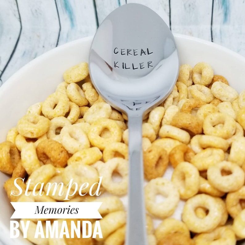 Cereal Killer Spoon Great Gift for a Cereal Lover Etsy Canada
