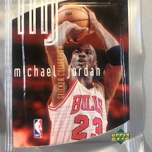 Unopened MICHAEL JORDAN Upper Deck Basketball Sticker Pack