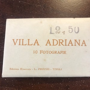 Fotografie ricordo anni '20 - Villa Adriana, Tivoli
