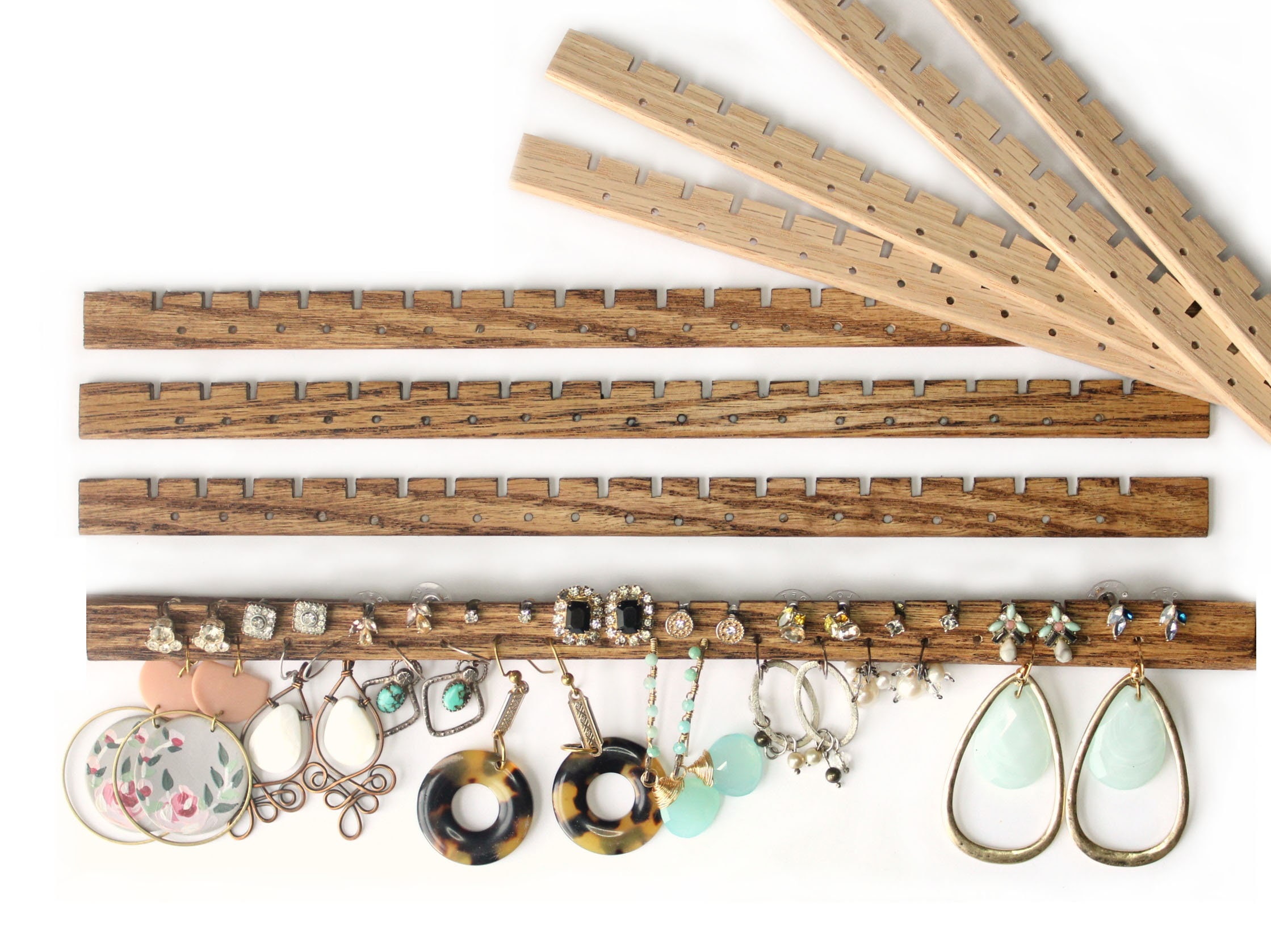 Diy hanging hotsell earring holder