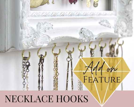 DIY Framed Jewelry and Earring Organizer