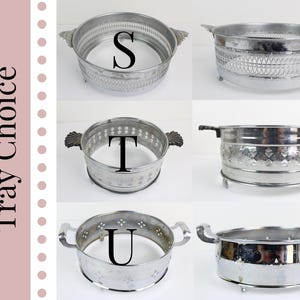 Custom Ring Holder Tray, Round Jewelry Display Stand, Standing Ring Organizer, Your Choice Vintage Tray, Unique Ring Box Organization image 3