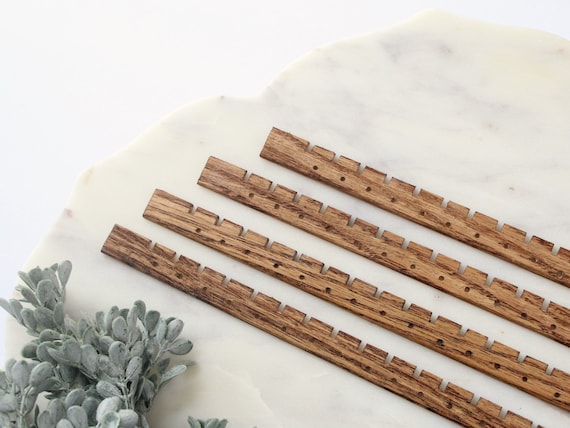 DIY Earring Holder, Wood Earring Slats for Studs, Wall Hanging Jewelry Ideas