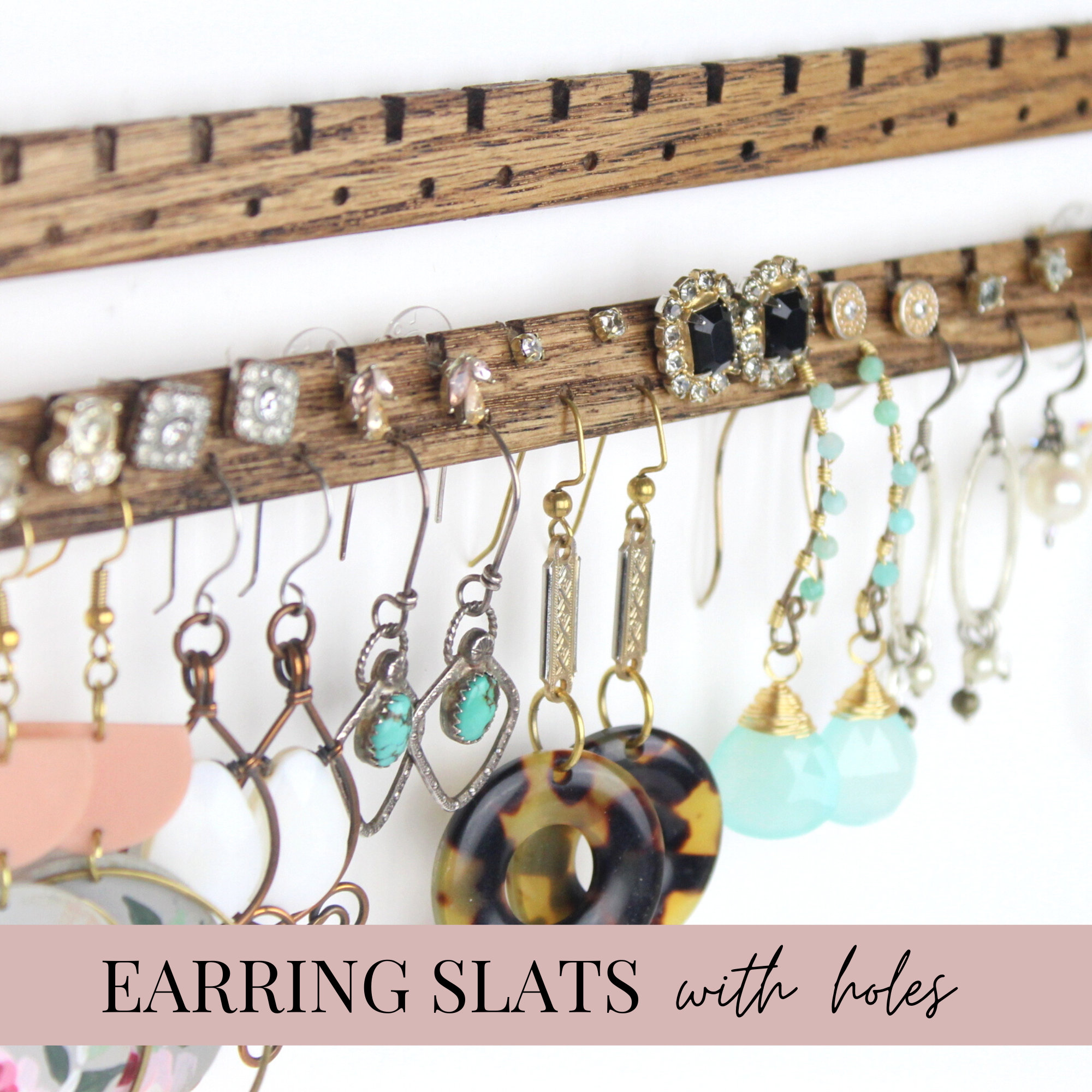 Diy dangle shop earring holder