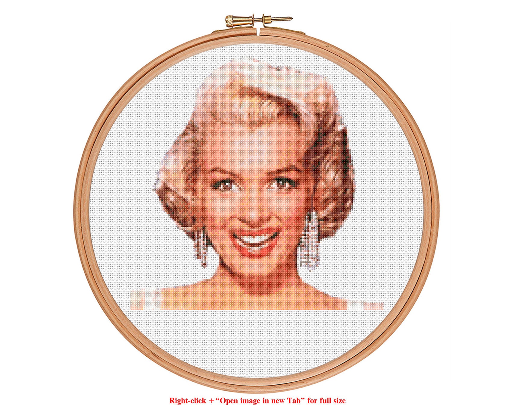 Marilyn Monroe Cross Stitch Pattern Who is Your Idol - Etsy