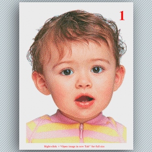 Custom made Cross Stitch Pattern - Convert your child&#39;s photo to Cross Stitch - Personalized Cross Stitch Pattern -