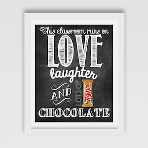 Teacher&#39;s sign // Classroom sign // Twix sign // Teacher Appreciation