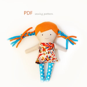 Rag doll sewing pattern . Sensory toys cloth doll patterns . Educational toys baby sewing patterns . Fabric doll sewing pattern pdf