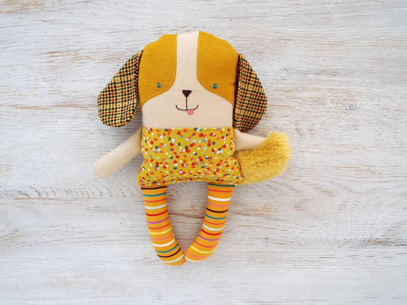 Dog toy stuffed animal . Puppy handmade doll . Puppy stuffed Etsy