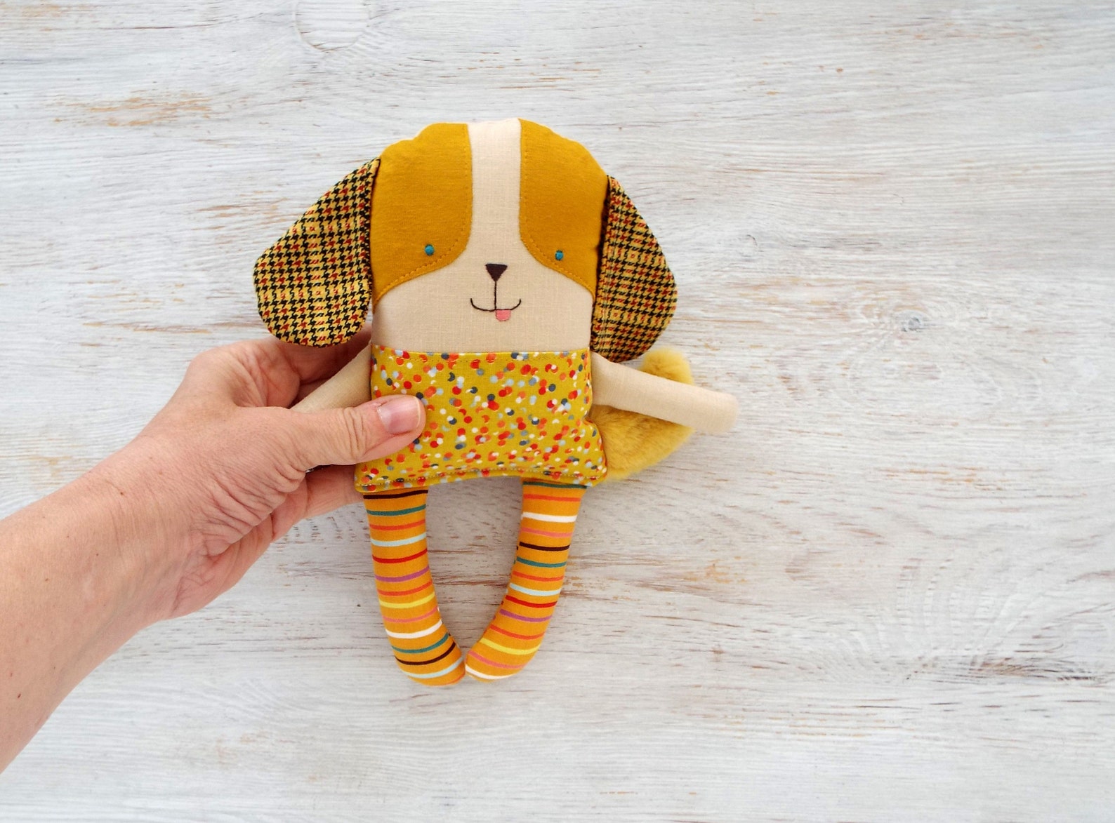 Dog toy stuffed animal . Puppy handmade doll . Puppy stuffed Etsy