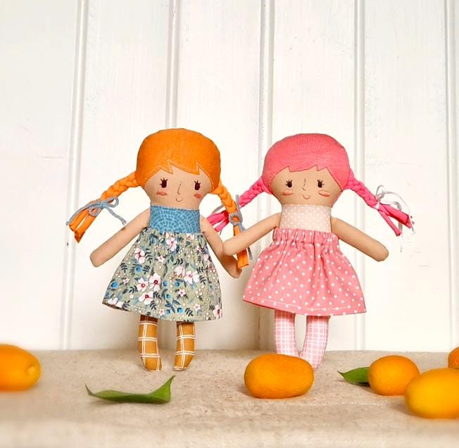 Mini Rag Doll Mini Rag Doll Sewing Pattern 6