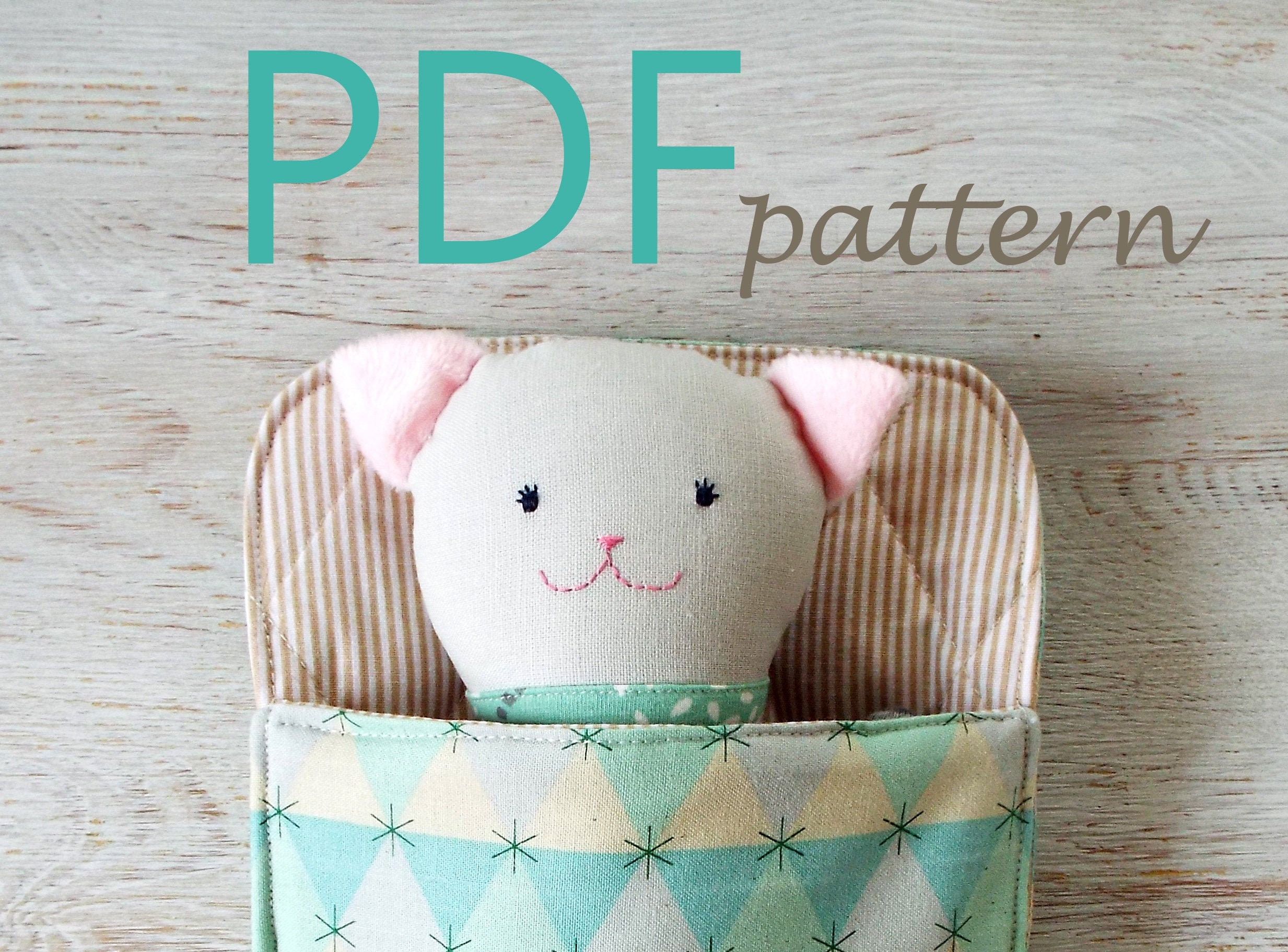 Cat sewing pattern . Toy stuffed animal sewing patterns . | Etsy