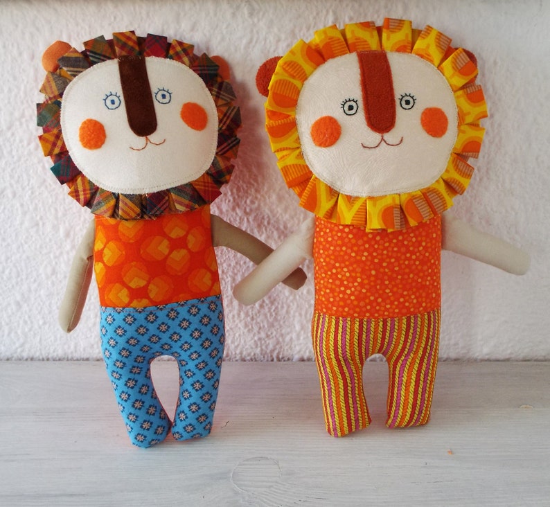 stuffed lion pattern free