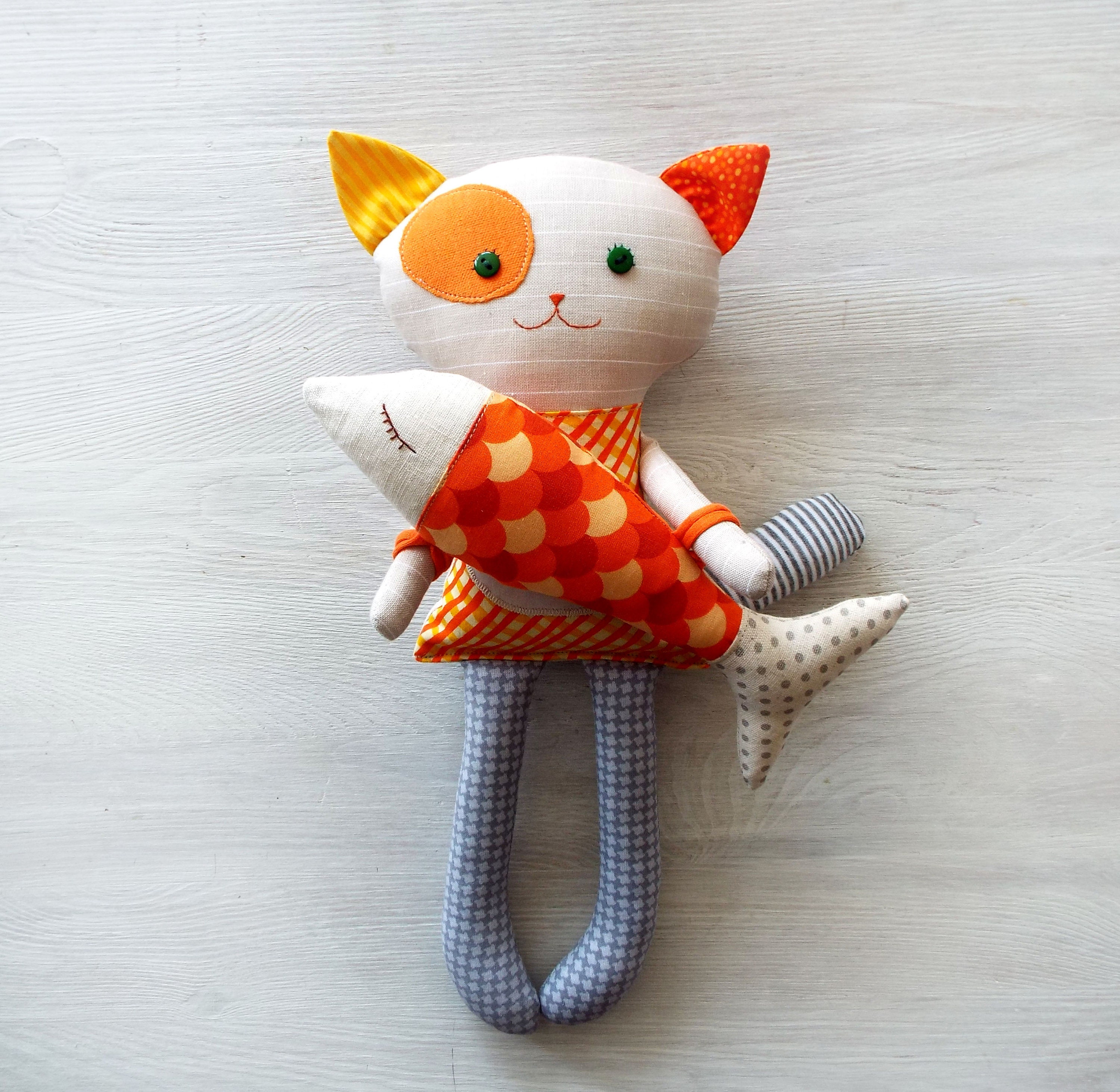 handmade cat doll