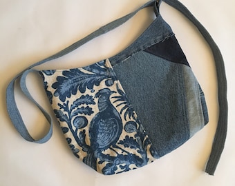 Denim Cross Body Bag