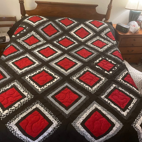 Queen Size Quilt Etsy