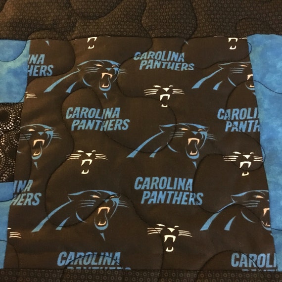 Carolina Panthers Twin Size Quilt Etsy