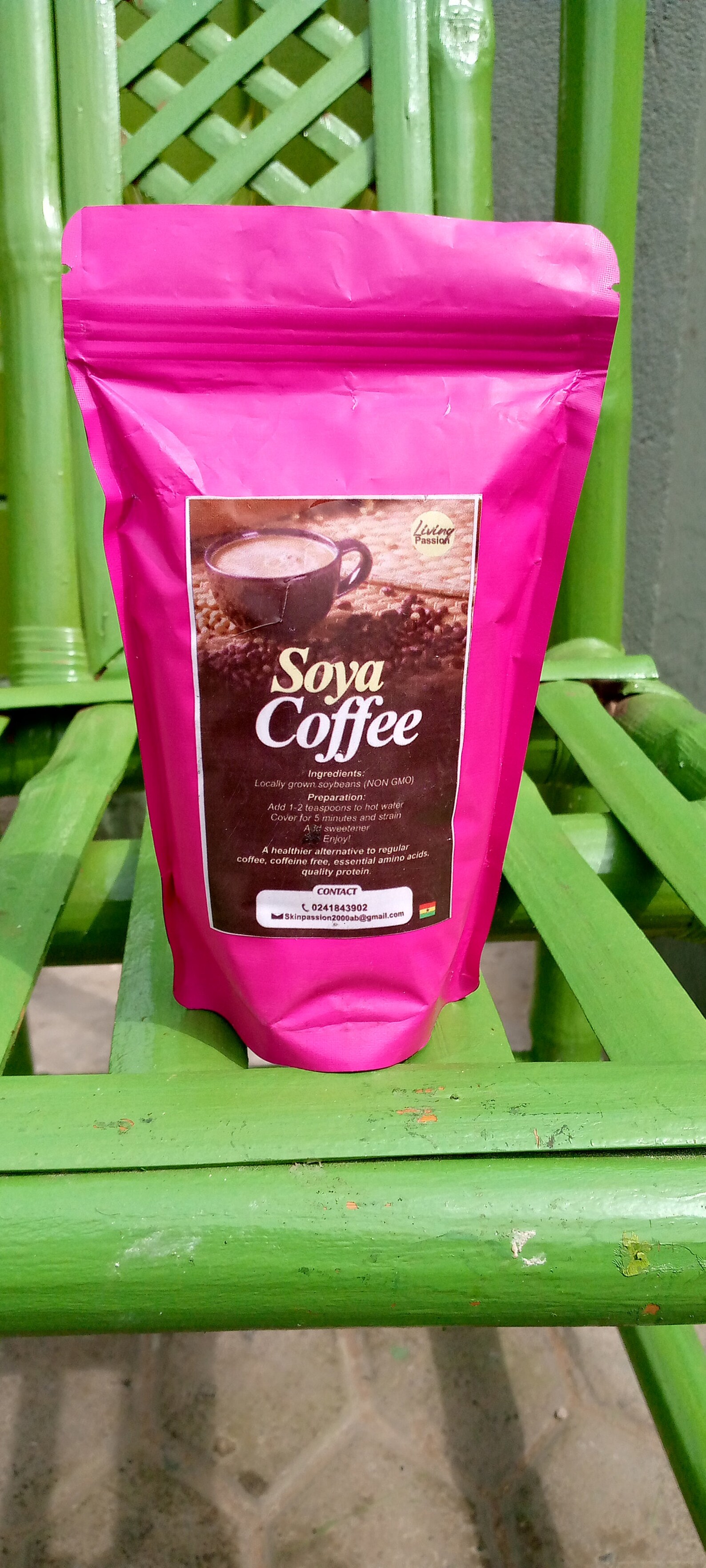 Organic Soy Coffee/250g/ Free shipping/ Etsy