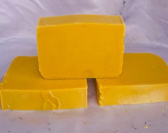 Set of 3 Bars. Fresh mango soap/ Natural/ Vegan/ Fresh aloe/ Shea butter/ shipping included