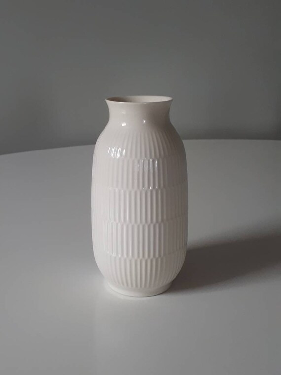 Royal Copenhagen Riflet Vase 4222 Thorkild Olsen Danish Mid Etsy