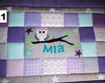 Coperta strisciante, coperta per bambini, coperta patchwork