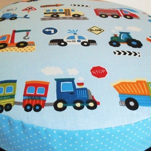 Seat cushions, floor cushions, kindergarten cushions "Car". IMMEDIATELY AVAILABLE, customization without extra charge!