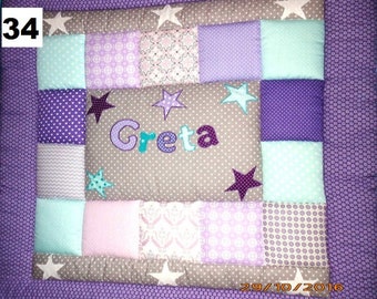 Coperta per gattonare, coperta per bambini, coperta patchwork