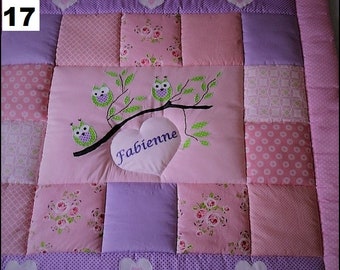 Coperta per bambini, coperta patchwork, tappetino da gioco