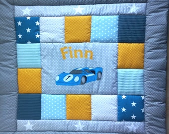 Baby blanket, patchwork blanket, crawling blanket, children's blanket. Automobile. Changes at no extra charge!