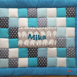 Kruipdeken, kinderdeken, patchwork deken