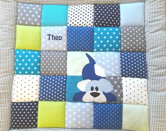 Manta para bebé, colcha, manta de patchwork, manta para gatear, manta para niños, MANTA según TU DESEO ¡sin coste adicional!