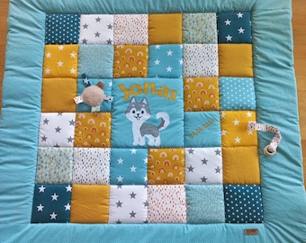 Baby blanket, quilt, patchwork blanket, crawling blanket, children's blanket, dog BLANKET according to YOUR WISHES at no extra charge!
