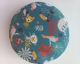 Seat cushions, floor cushions, kindergarten cushions "animals". IMMEDIATELY AVAILABLE, customization without extra charge!