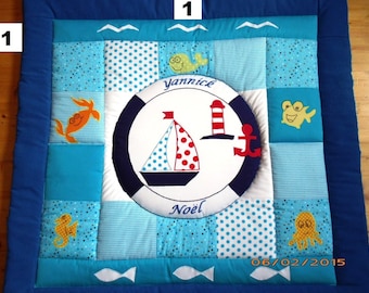 Baby blanket, quilt, Patchworkdecke, Krabbeldecke, Kinderdecke