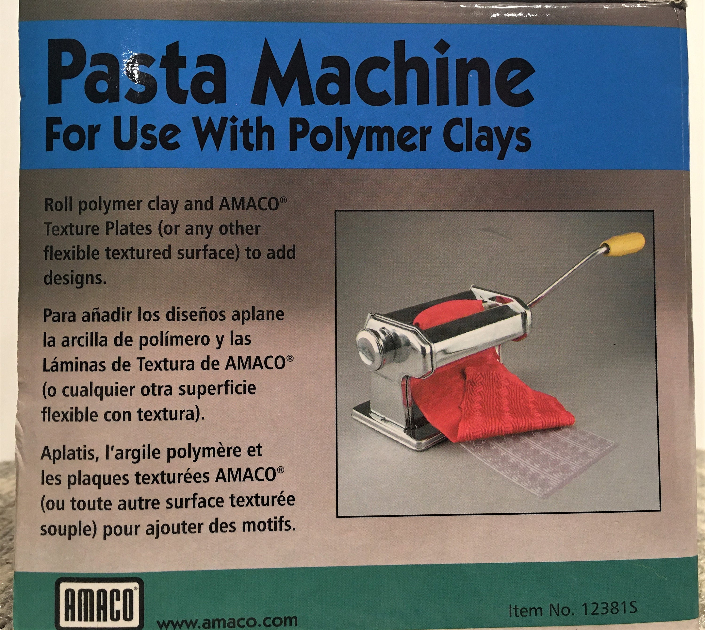 AMACO Craft Pasta Machine- Use W/ Polymer Clays/ Soft Metal Sheets
