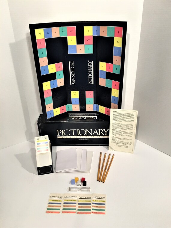 Vintage 1985 Pictionary The Game of Quick Draw First Edition 1st complete