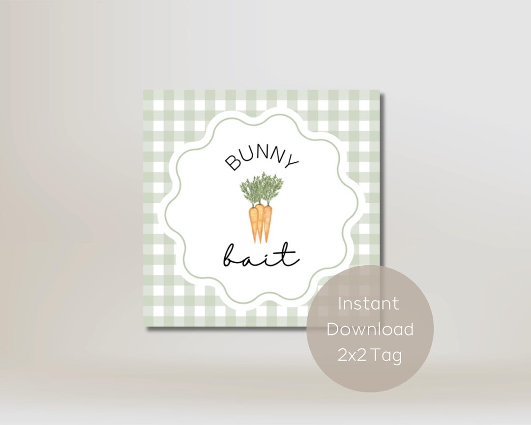 Bunny Bait Easter Printable Tag | 2