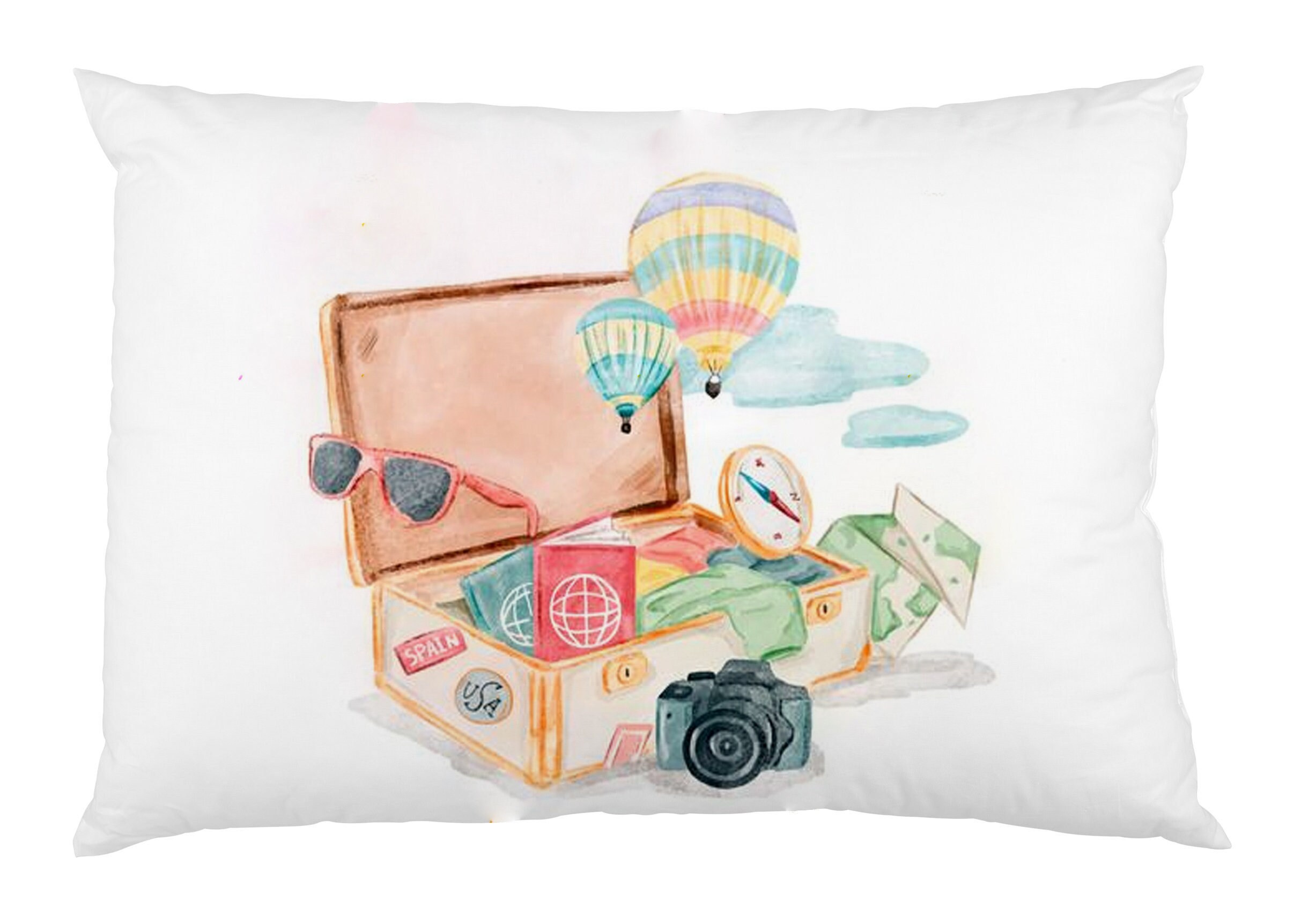 Pillow suitcase cheap