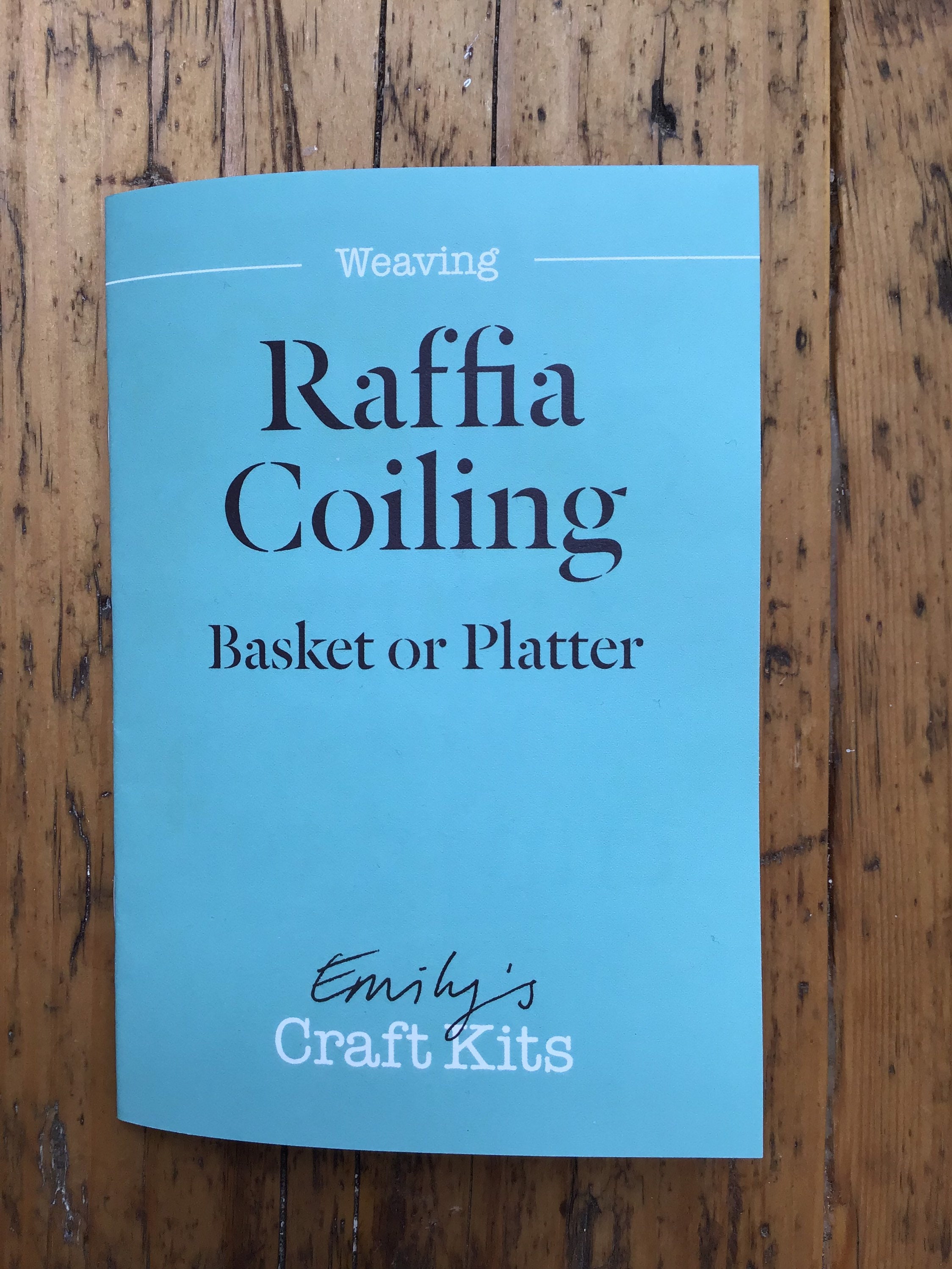 Basket Making Kit Raffia weaving Etsy