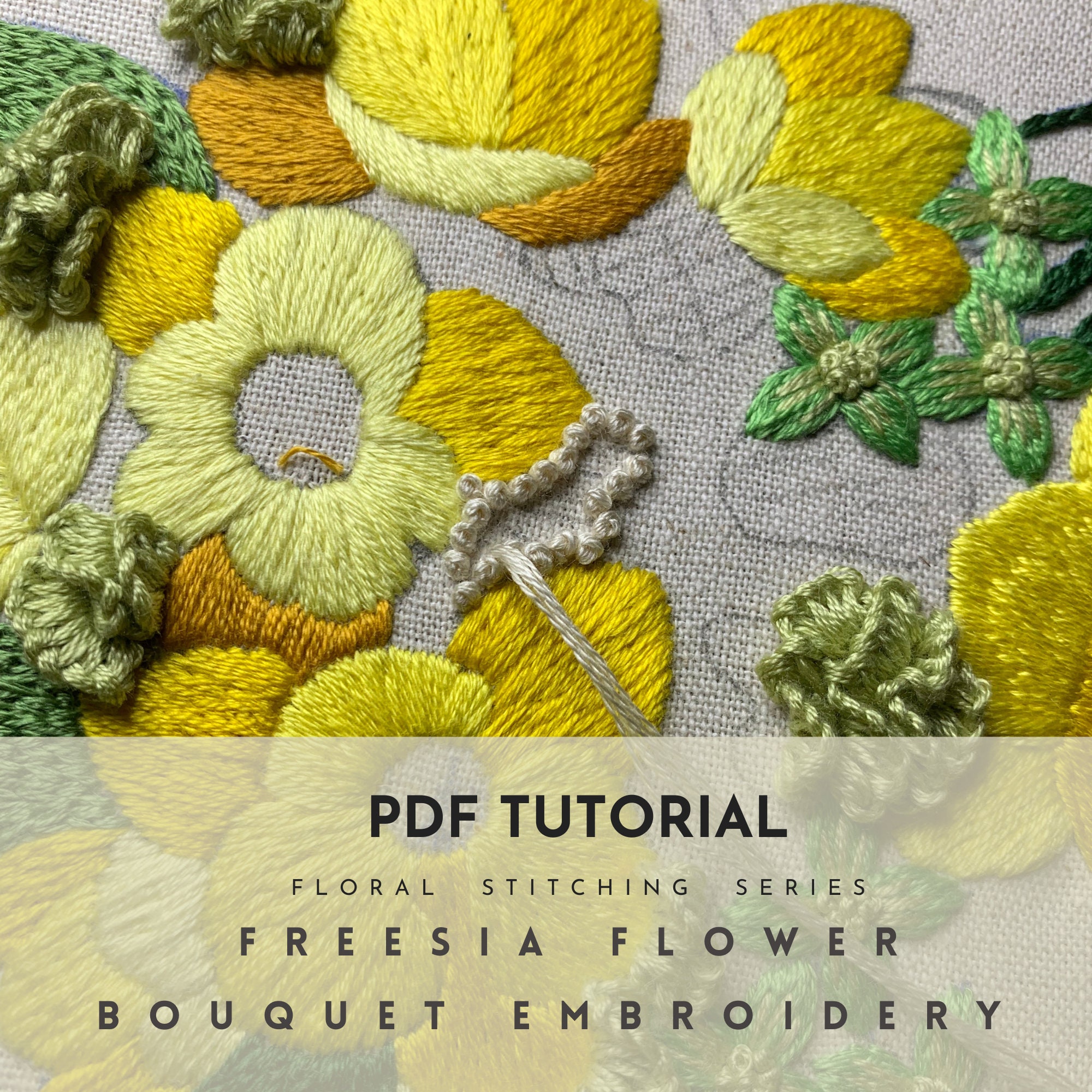 Rose and Freesia Bouquet Kits-with PDF pattern