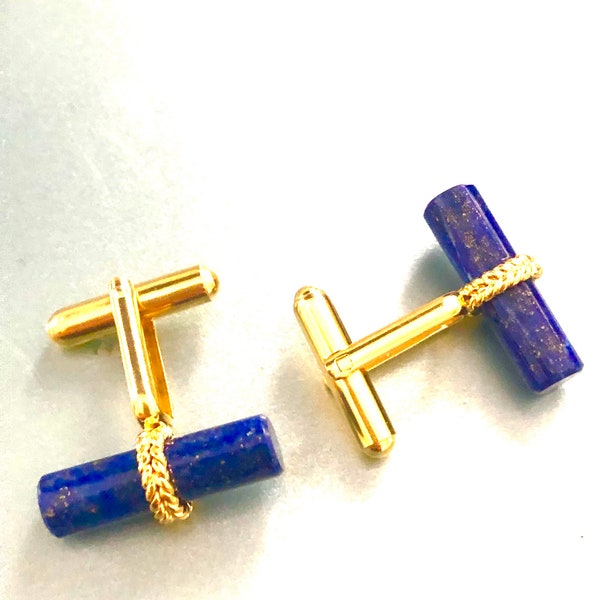 Lapis Lazuli vintage cufflinks